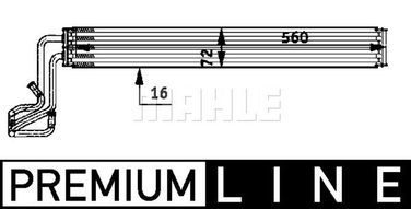 Mahle CLC 51 000P Масляный радиатор - 2
