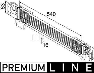 Mahle CLC 69 000P Масляный радиатор - 2