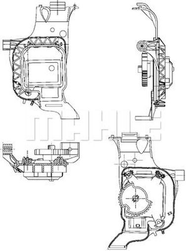 Mahle AA 17 000P Привод кондиционера - 1
