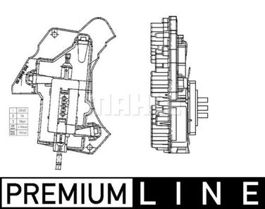 Mahle ABR 24 000P Регулятор и резистор вентилятора кондиционера - 2