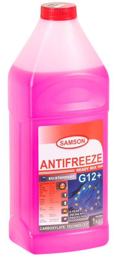 SAMSON 802026 Антифриз, готовый раствор EU-Standard g12+ long life красный -37°c, 1кг - 2