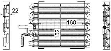 Mahle CK 10 000P Топливный радиатор - 1