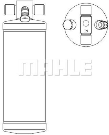 Mahle AD 55 000S Фильтр-осушитель и аккумулятор - 3