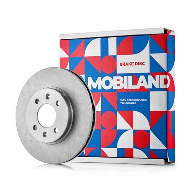 Mobiland 416101011 Тормозной диск hyundai accent IV передний вентилируемый d=256 мм mobiland | перед | - 1