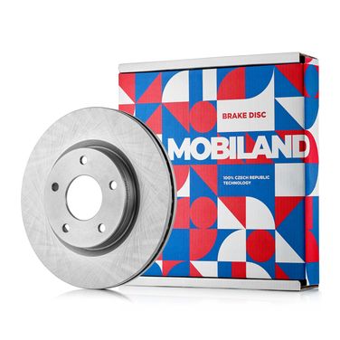 Mobiland 416101171 Тормозной диск nissan tiida Наклонная передний вентилируемый d=2796 мм mobiland | перед | - 1