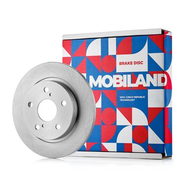 Mobiland 416201060 Тормозной диск toyota corolla  задний невентилируемый d=270 мм mobiland | зад | - 1