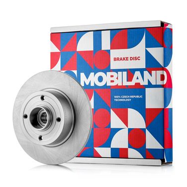 Mobiland 416201520 Тормозной диск renault clio III задний d=2401 мм mobiland | зад | - 1
