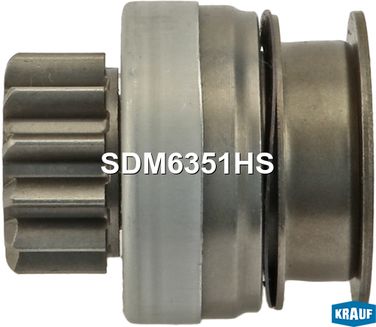 Krauf SDM6351HS Бендикс стартера - 1
