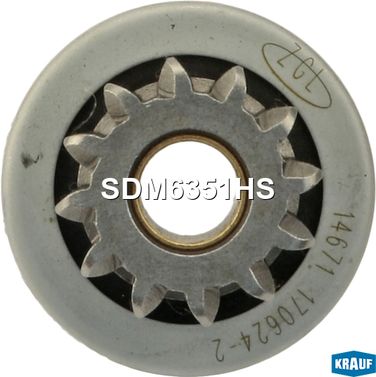 Krauf SDM6351HS Бендикс стартера - 2