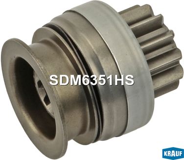 Krauf SDM6351HS Бендикс стартера - 6