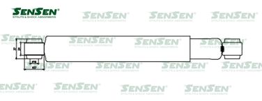 SENSEN 12120160 Амортизатор ЗАД mitsubishi l 200 - 1