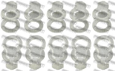 Febest RINGFL-006-PCS10 Кольцо уплотнительное форсунки впрыска топлива (10 шт. в упаковке) | прав/лев | - 2