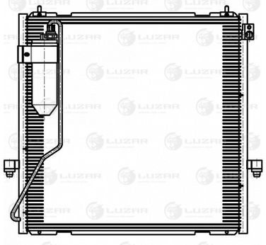 Luzar LRAC 1149 Радиатор кондиционера - 3