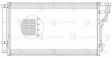 Luzar LRAC 08125 Радиатор кондиционера - 3