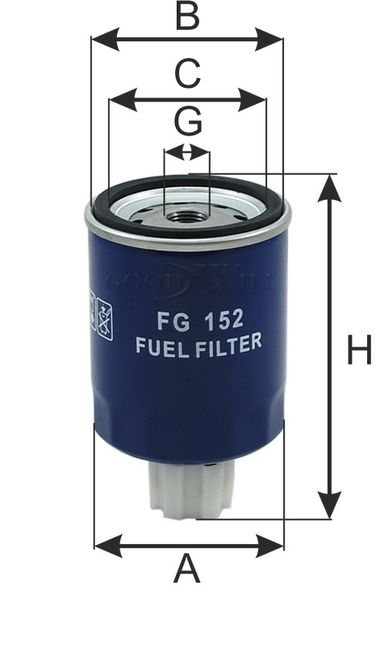 GoodWill FG 152 Фильтр топливный - 2
