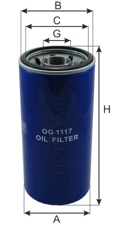 GoodWill OG 1117 Фильтр масляный HCV - 2