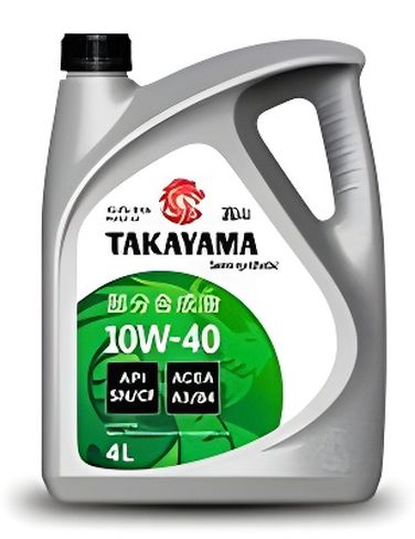 TAKAYAMA 605517 10w40 п/с API sn/cf, acea a3/b4 4л (4шт/уп) пластик в - 1