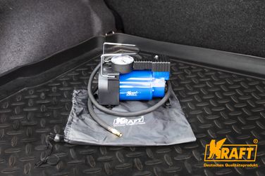 KRAFT KT 800034 Компрессор ECO v-35l, 35 л/мин в сумке, 3 насадки - 9