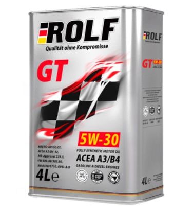 ROLF 322620 GT синт 5w30 4л a3/b4 sl/cf (4шт/уп) железо - 1