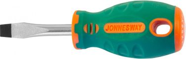 JONNESWAY D71S638 Отвертка стержневая шлицевая anti-slip grip, SL6.5х38 мм - 1