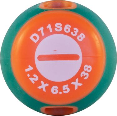 JONNESWAY D71S638 Отвертка стержневая шлицевая anti-slip grip, SL6.5х38 мм - 2