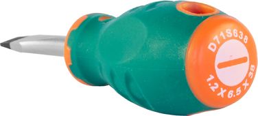 JONNESWAY D71S638 Отвертка стержневая шлицевая anti-slip grip, SL6.5х38 мм - 3
