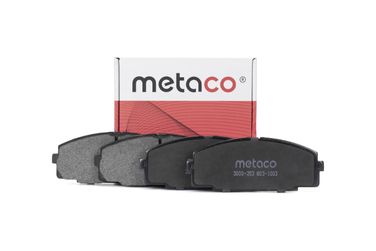 METACO 3000-353 Колодки тормозные передние к-кт | перед | - 1