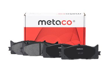 METACO 3000-025 Колодки тормозные передние к-кт | перед | - 1
