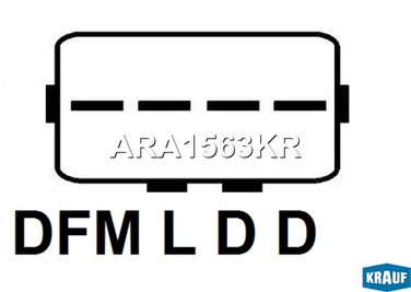 Krauf ARA1563KR Регулятор генератора - 3