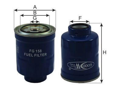 GoodWill FG 158 Фильтр топливный - 2