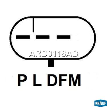 Krauf ARD0118AD Регулятор генератора - 3