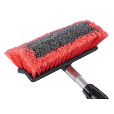 ARNEZI A0403003 Щетка для мытья с краном подачи воды и телескопической мягкой ручкой l=132-300 см - 4