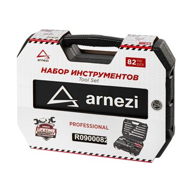 ARNEZI R0900082 Набор инструментов 82 пр. 1/4dr, 1/2dr - 8