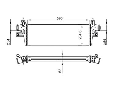 SAT ST179400L110 Радиатор интеркулера toyota hilux revo 15- - 1