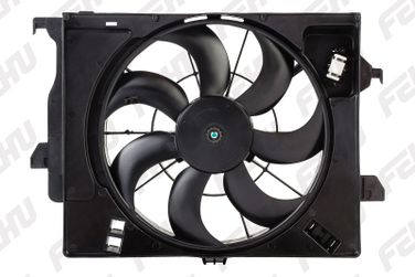 FEHU FFC1100h Электровентилятор охлаждения с Кожухом для Hyundai Solaris/Kia Rio (10-) a/c+ - 4