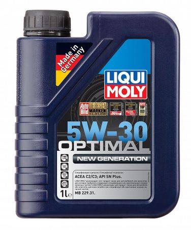 Liqui Moly 39030 5w-30 Optimal New Generation, 1л (HC-синт.мотор.масло) - 1