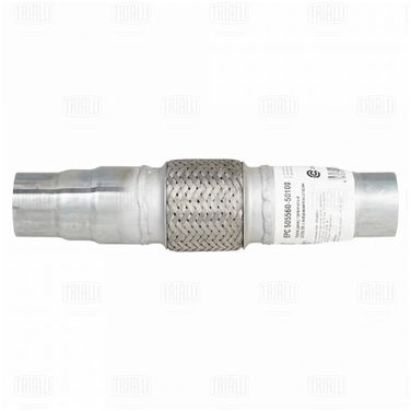 Trialli EPC 505560-50100 Переходник ступенчатый 50/55/60 l=300 с виброкомп-м 50х100 (нерж. алюм. сталь) - 2