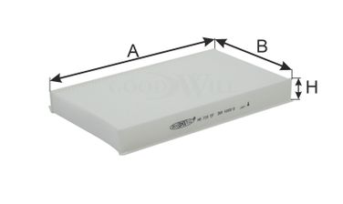 GoodWill AG 720 CF Фильтр салона - 2