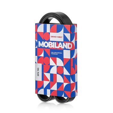 Mobiland 501260745 Ремень генератора  ваз-2110-2112 8 КЛ. БЕЗ ГУР 6pk745 - 1