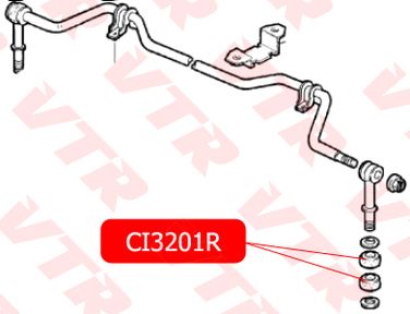 VTR CI3201R Втулка тяги стабилизатора, универсальная - 2