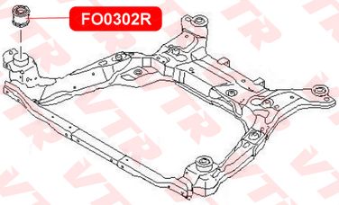 VTR FO0302R Сайлентблок подрамника передней подвески, передний - 2