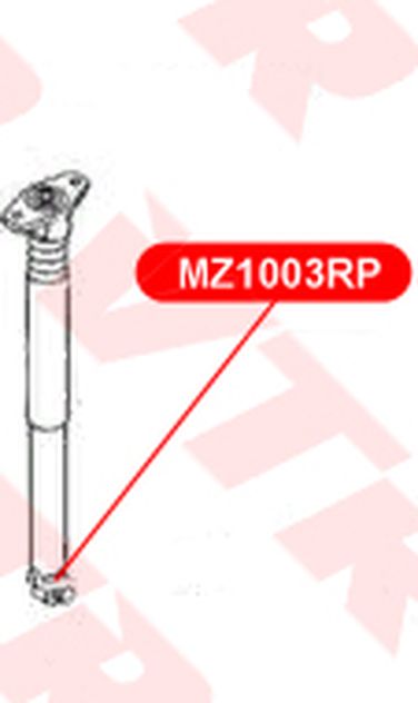 VTR MZ1003RP Полиуретановый сайлентблок амортизатора задней подвески - 2