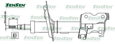 SENSEN 42140121 Амортизатор - 1