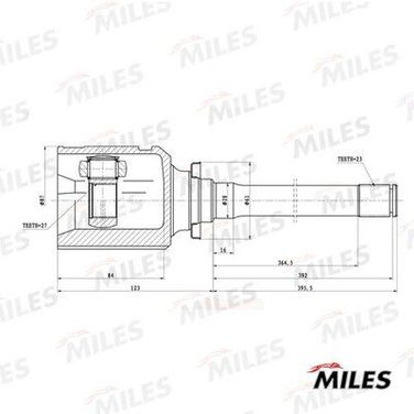 Miles GA12006 Шрус Lexus rx300/330 03-08 внутр правый - 1