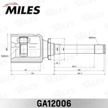 Miles GA12006 Шрус Lexus rx300/330 03-08 внутр правый - 2