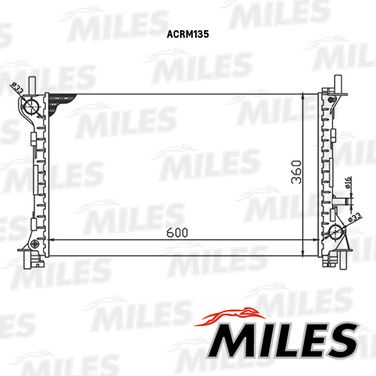 Miles ACRM135 Радиатор ford focus 1.6/2.0 98-05 - 3