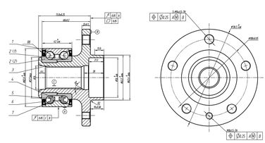 GANZ GIK05040 Ступица передняя в сборе L=R volvo S60 ii/s80 ii/xc60/xc70 II | перед лев | - 3