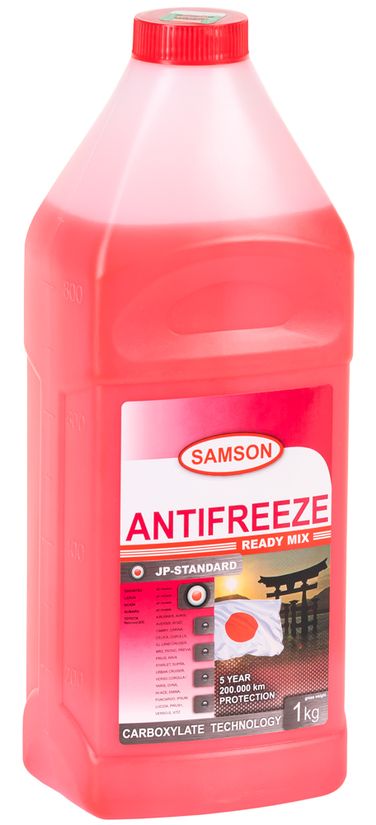 SAMSON 803238 Антифриз, готовый раствор JAPAN-Standard красный -37°c, 1кг - 2