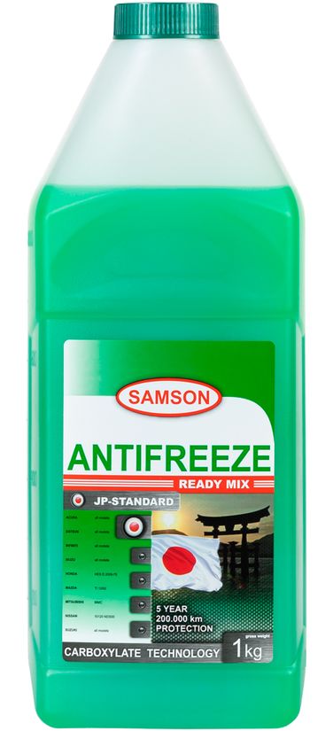SAMSON 803276 Антифриз, готовый раствор JAPAN-Standard зелёный -37°c, 1кг - 1