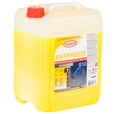 SAMSON 803375 Антифриз, готовый раствор EU-Standard G12 жёлтый -37°c, 10кг - 2